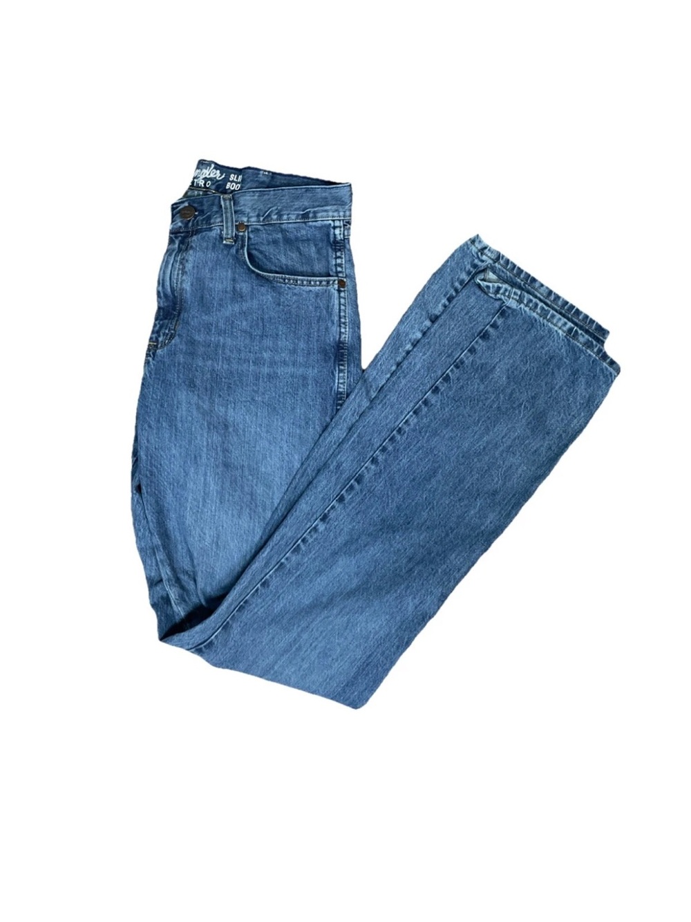 Wrangler Retro Jeans Slim Boot Mens Denim size 32x36 Western Cowboy Classic